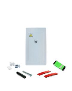 Pto Compacto | Ponto de Terminação Óptica Dpr Compacto Com Adaptador Sc/apc e Kit de Fixação